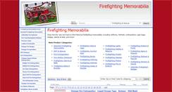 Desktop Screenshot of firefightingmemorabilia.com